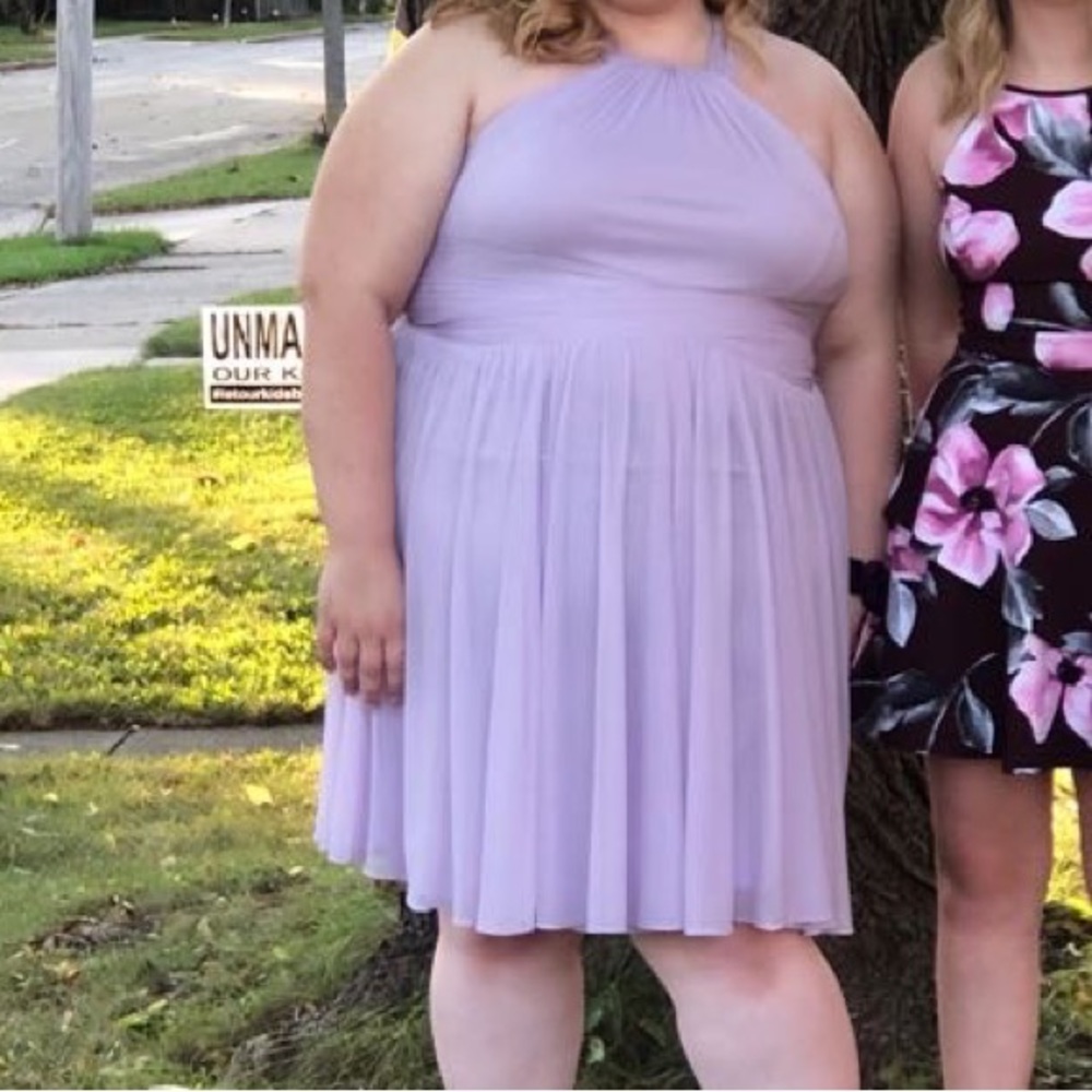 Light purple hoco dress only worn once